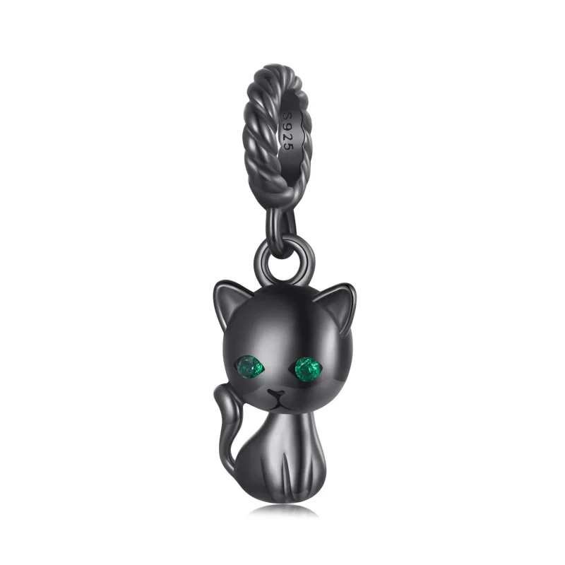 (immagine per) Pendente stile Pandora a forma di gatto - SCX122-D