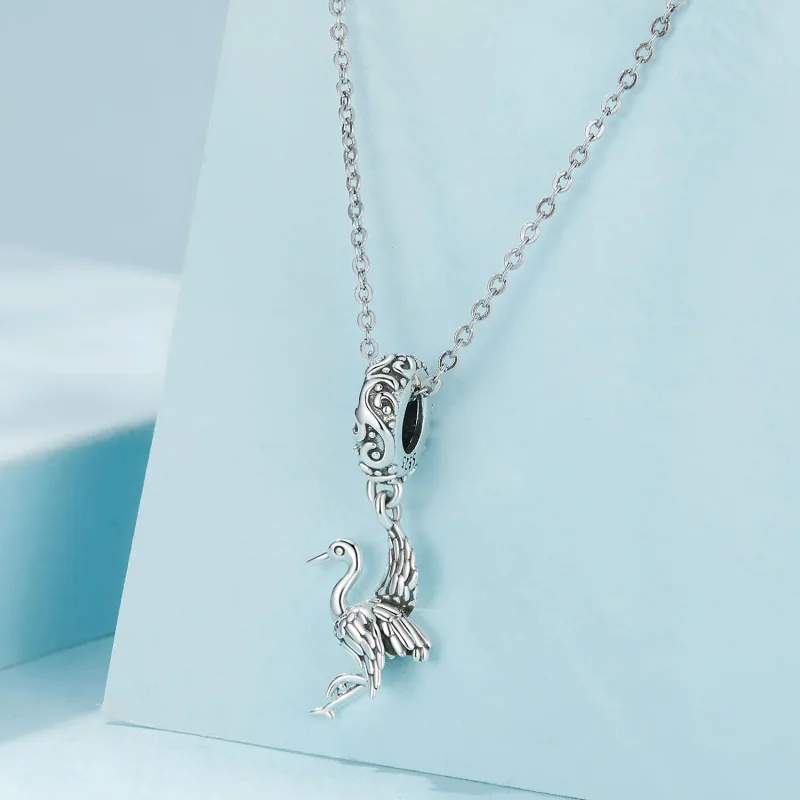 (immagine per) Pendente stile Pandora con gru - SCC2634 - Visualizza 2