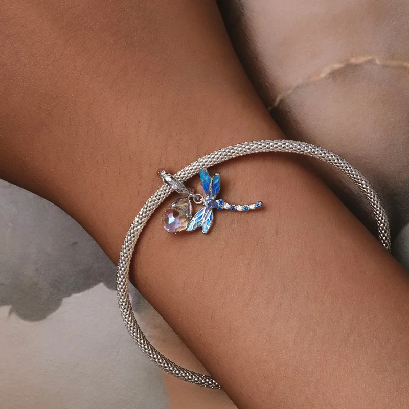 (immagine per) Pendente stile Pandora con libellula - SCC2597 - Visualizza 7