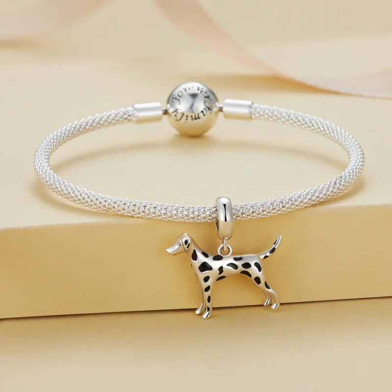 (immagine per) Pendente Stile Pandora Dalmata - BSC798 - Visualizza 2