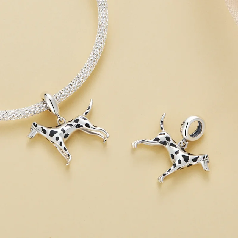 (immagine per) Pendente Stile Pandora Dalmata - BSC798 - Visualizza 4