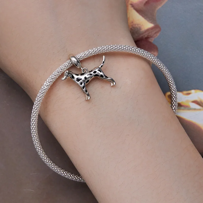 (immagine per) Pendente Stile Pandora Dalmata - BSC798 - Visualizza 5