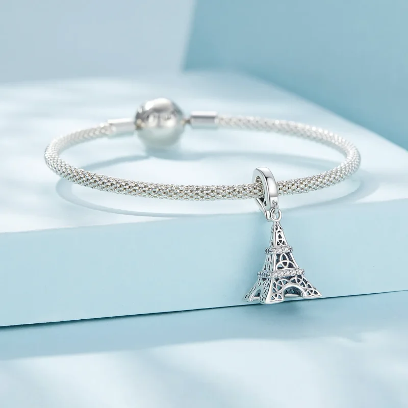 (immagine per) Pendente stile Pandora della Torre Eiffel - SCC2570 - Visualizza 4