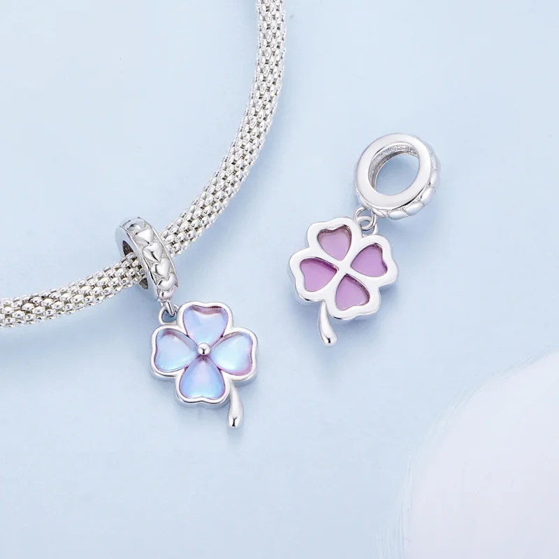 (immagine per) Quadrifoglio Pendente Stile Pandora - BSC899 - Visualizza 4