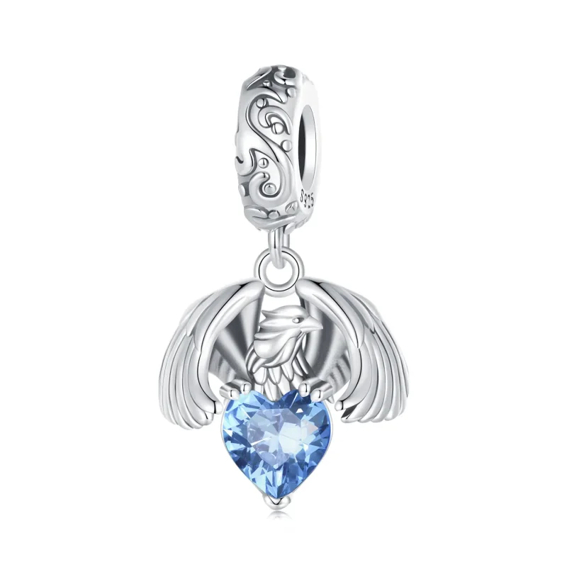 (immagine per) Stile Pandora Aquila Bianca Pendente - SCC2636