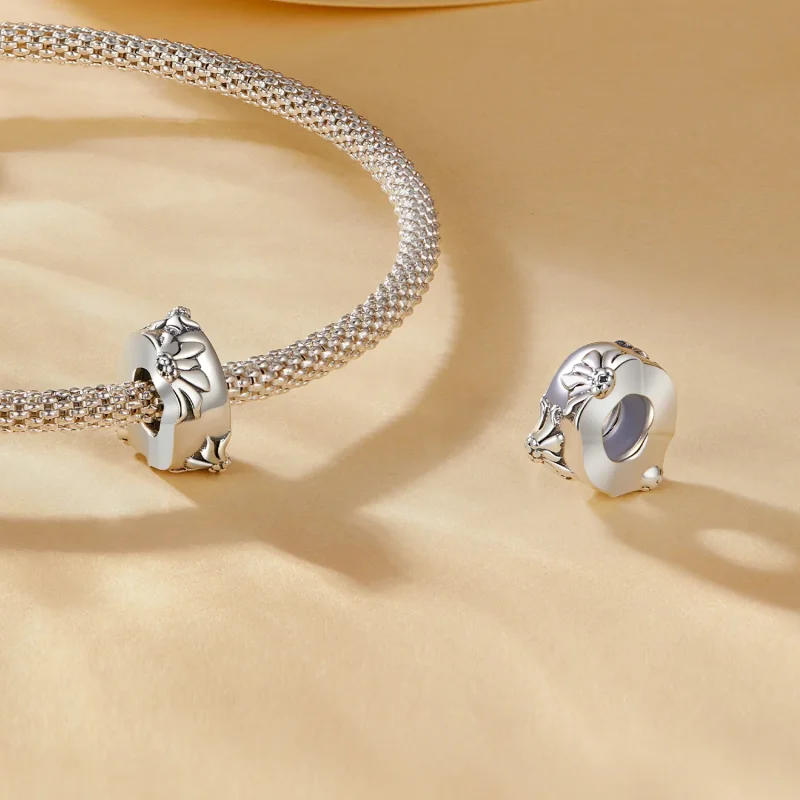 (immagine per) Stile Pandora Clip Margherita Selvatica - SCC2574 - Visualizza 4
