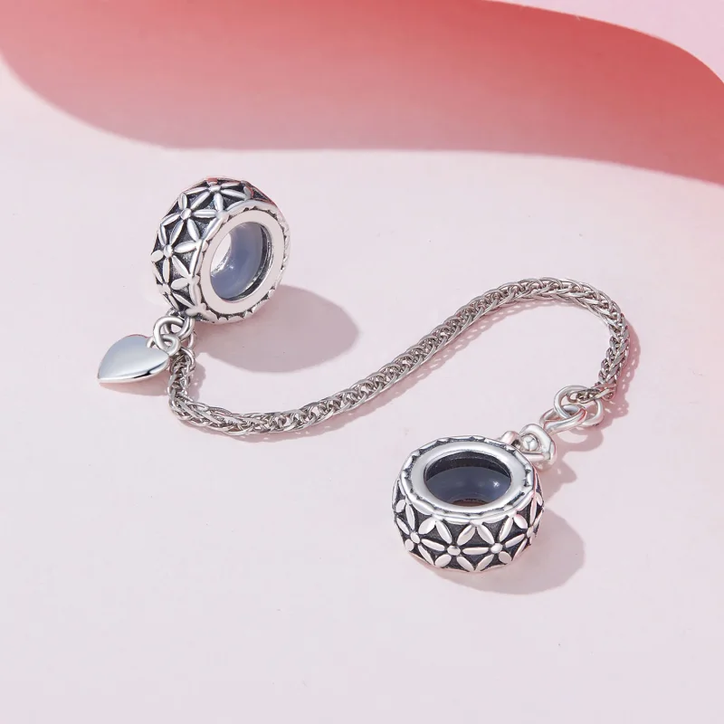 (immagine per) Stile Pandora Fiore della Vita Catena Sicura in Silicone - SCC2632 - Visualizza 2