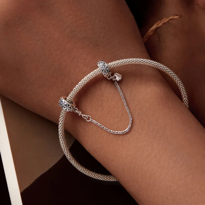 (immagine per) Stile Pandora Fiore della Vita Catena Sicura in Silicone - SCC2632 - Visualizza 6