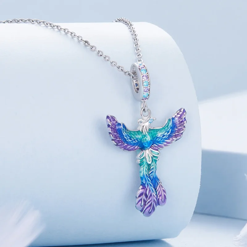 (immagine per) Stile Pandora Pendente Fenice - BSC880 - Visualizza 2