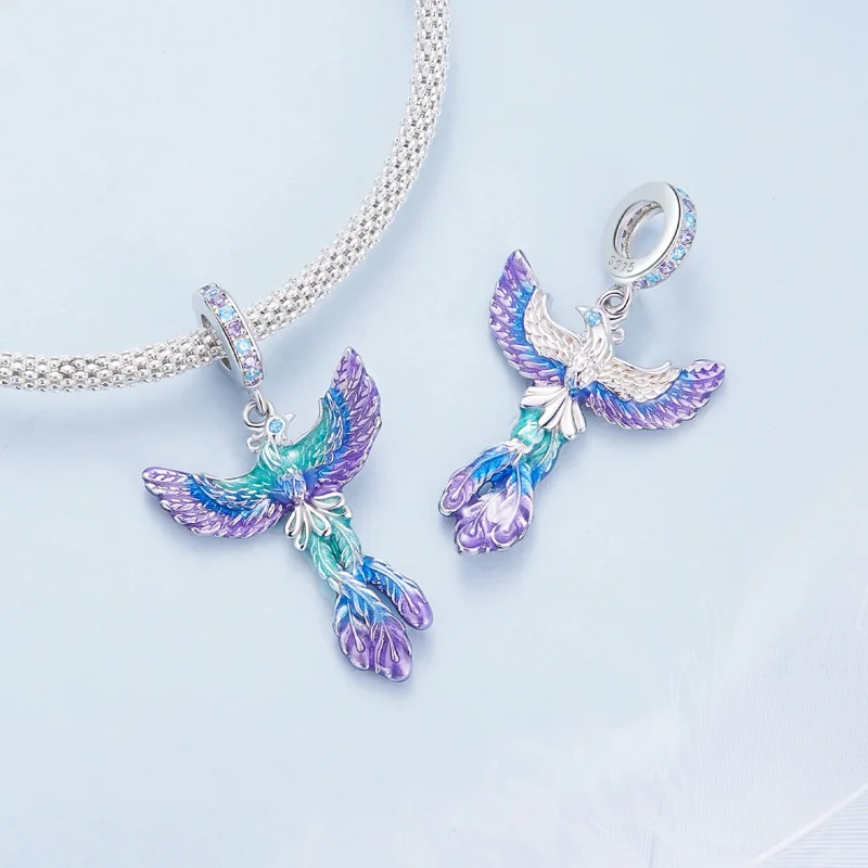 (immagine per) Stile Pandora Pendente Fenice - BSC880 - Visualizza 4