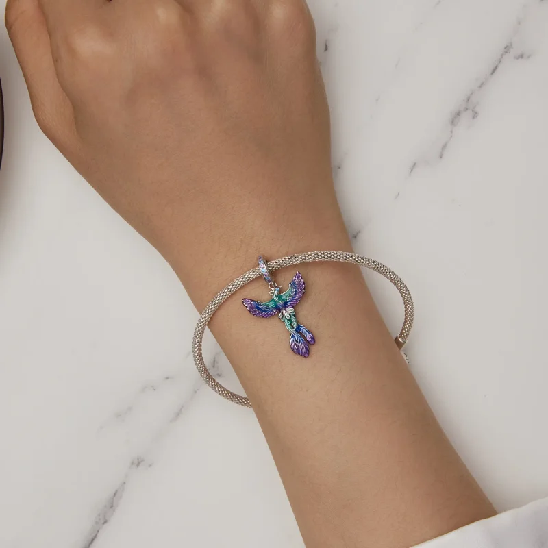 (immagine per) Stile Pandora Pendente Fenice - BSC880 - Visualizza 5