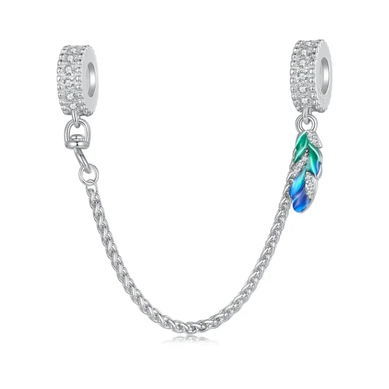 (immagine per) Stile Pandora Piuma Catena sicura - BSC914