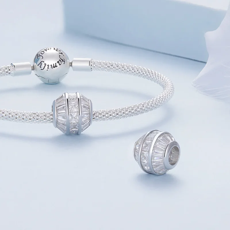 (immagine per) Stile Pandora Portafortuna Piccolo Ciondolo Vita - BSC831 - Visualizza 4