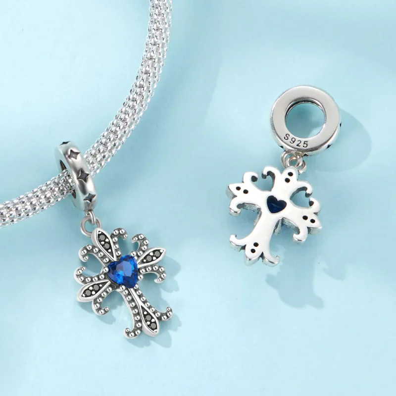 (immagine per) Stile Pandora Retro Croce Pendente - SCC2643 - Visualizza 4
