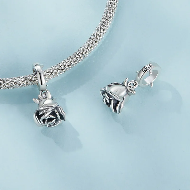 (immagine per) Stile Pandora Rosa Pendente - SCX142 - Visualizza 5