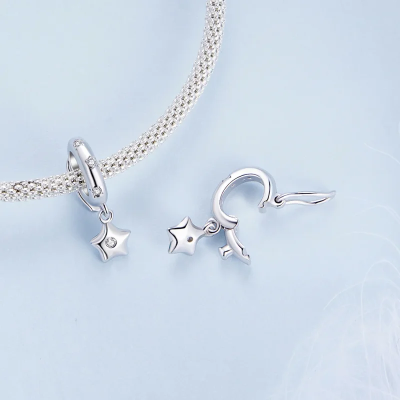 (immagine per) Stile Pandora Spacer Universale con Fibbia a Stella - BSC889 - Visualizza 4