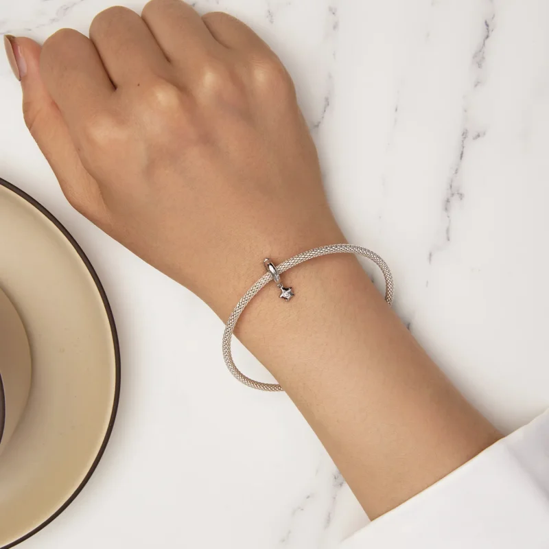 (immagine per) Stile Pandora Spacer Universale con Fibbia a Stella - BSC889 - Visualizza 6