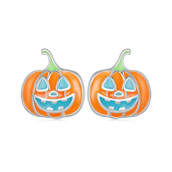 (immagine per) Studi personalizzati a forma di zucca che brillano al buio in stile Pandora - SCE1640