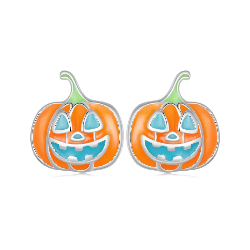 (immagine per) Studi personalizzati a forma di zucca che brillano al buio in stile Pandora - SCE1640