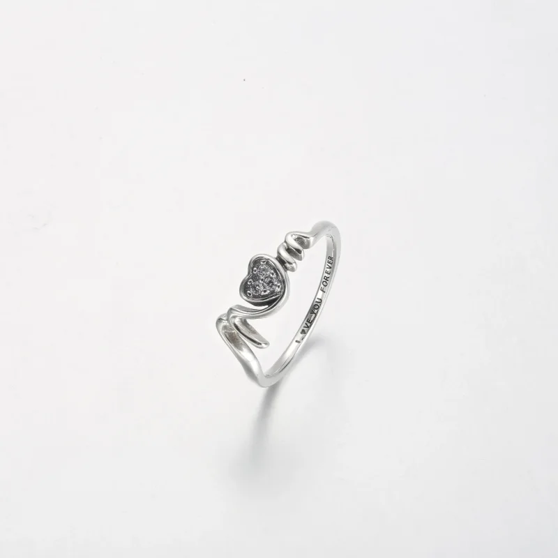 (immagine per) Anello Cuore Mom Pavé - 191149C01 - Visualizza 2