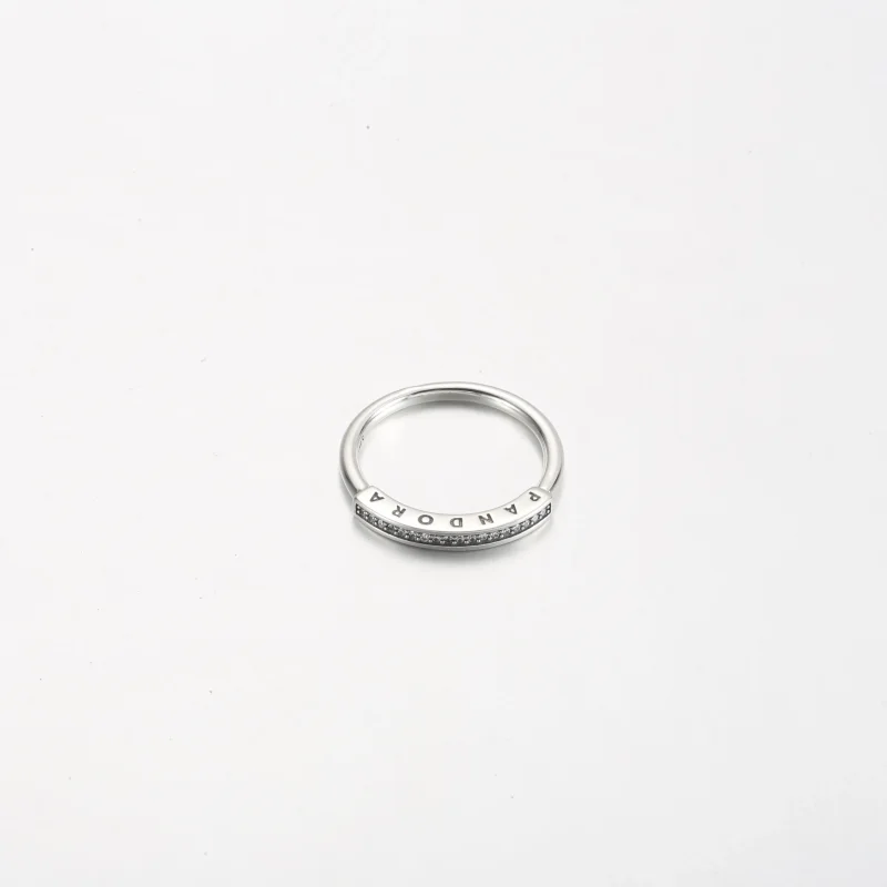 (immagine per) Anello Pandora Signature ID con pavé - 192283C01 - Visualizza 3