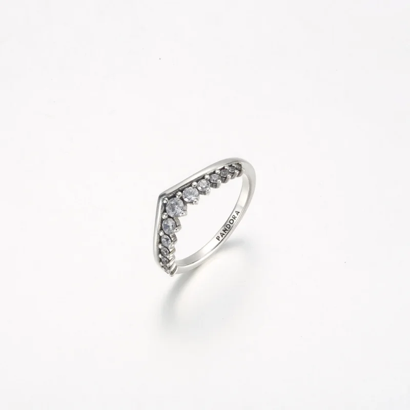 (immagine per) Anello Pandora Timeless Wish con pavé fluttuante - 192320C01 - Visualizza 2