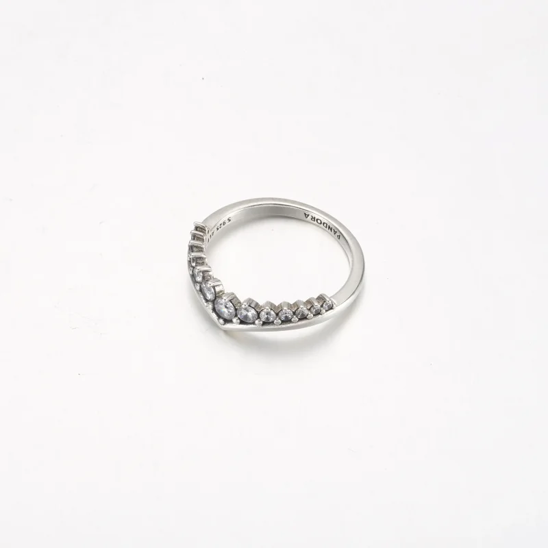 (immagine per) Anello Pandora Timeless Wish con pavé fluttuante - 192320C01 - Visualizza 3