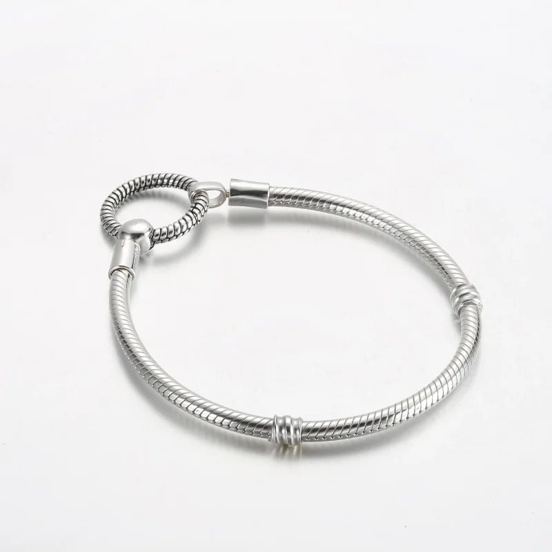 (immagine per) Bracciale Pandora Moments con catena a serpente con chiusura O - 592242C00 - Visualizza 2