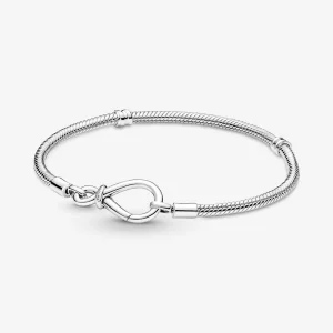 (immagine per) Bracciale Pandora Moments con catena serpente e nodo infinito - 590792C00