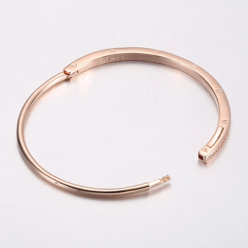 (immagine per) Bracciale rigido Pandora Signature ID con pavé - 582313C01 - Visualizza 3