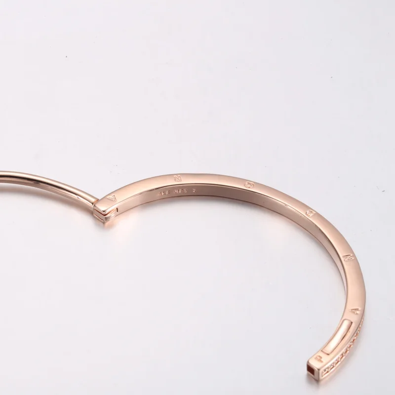 (immagine per) Bracciale rigido Pandora Signature ID con pavé - 582313C01 - Visualizza 4
