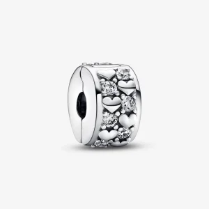 (immagine per) Charm a clip scintillante con cuori infiniti - 792235C01