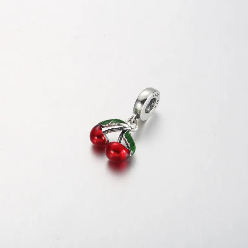 (immagine per) Charm asimmetrico con frutto di ciliegia - 791583C01 - Visualizza 2