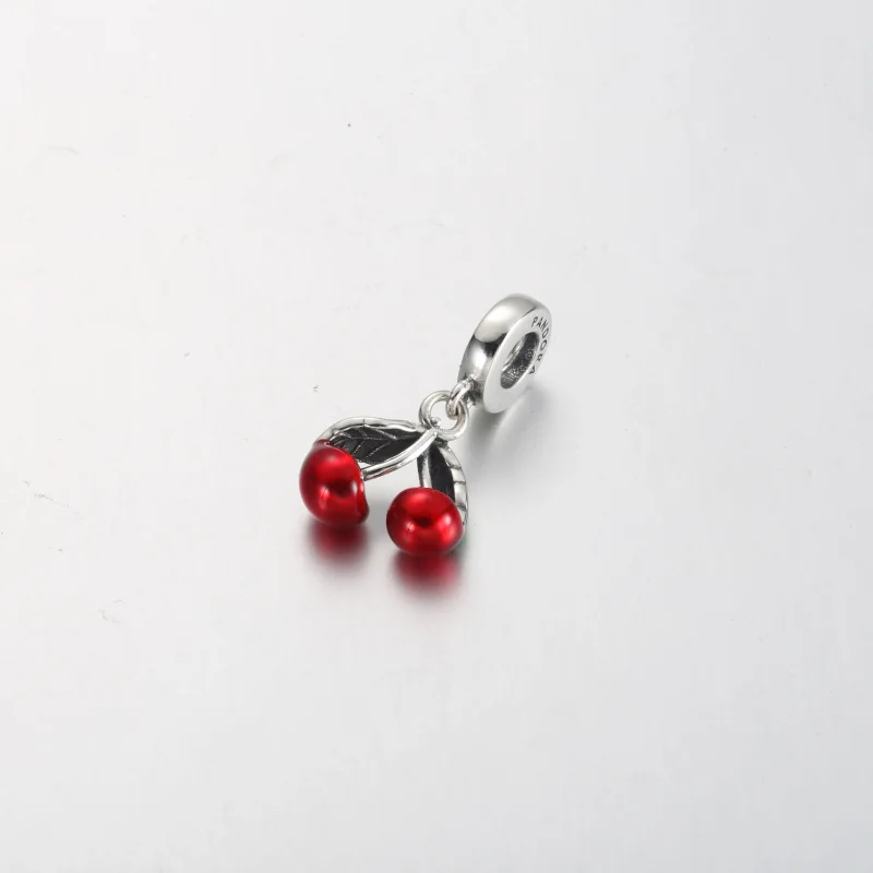 (immagine per) Charm asimmetrico con frutto di ciliegia - 791583C01 - Visualizza 3