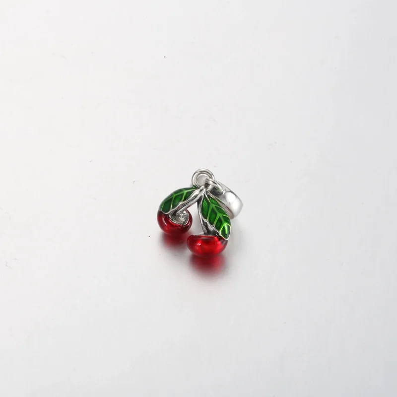 (immagine per) Charm asimmetrico con frutto di ciliegia - 791583C01 - Visualizza 4