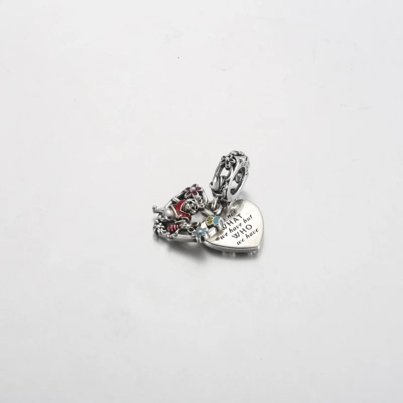 (immagine per) Charm doppio Disney Winnie the Pooh e Maialino - 792214C01 - Visualizza 2