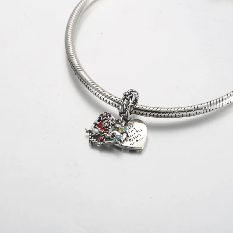 (immagine per) Charm doppio Disney Winnie the Pooh e Maialino - 792214C01 - Visualizza 4