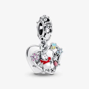 (immagine per) Charm doppio Disney Winnie the Pooh e Maialino - 792214C01
