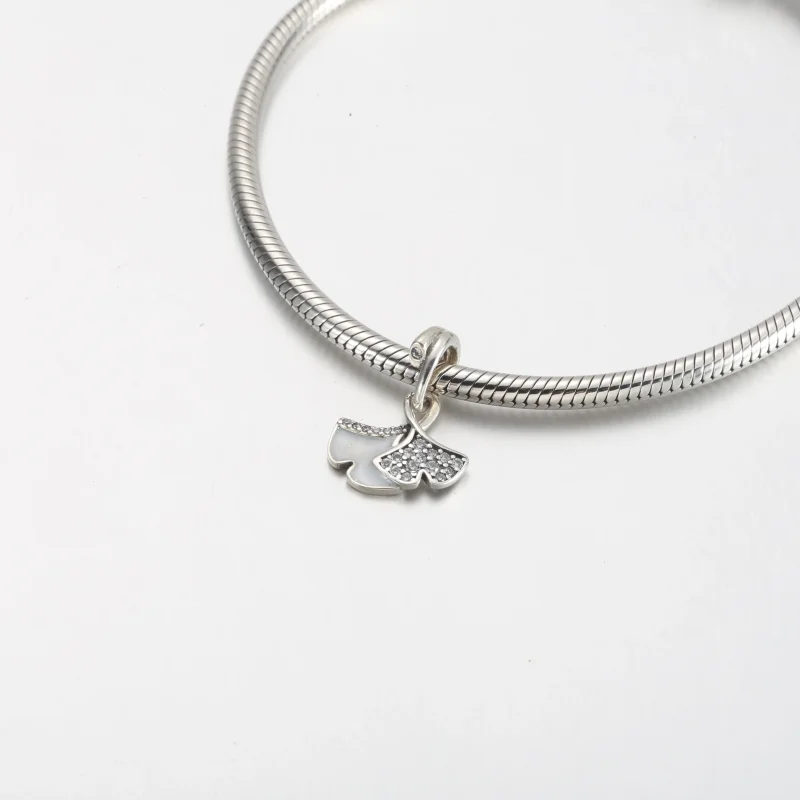 (immagine per) Charm in argento sterling Ginkgo - 792429C01 - Visualizza 4