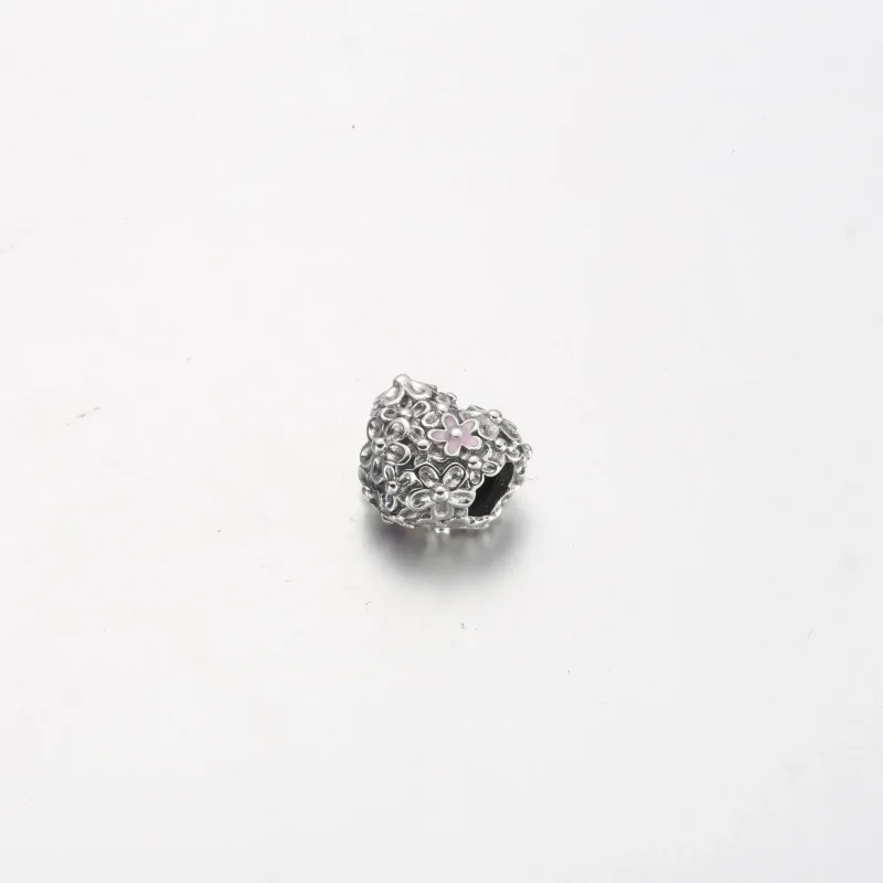 (immagine per) Charm PANDORA a cuore mamma margherita - 791155C01 - Visualizza 3