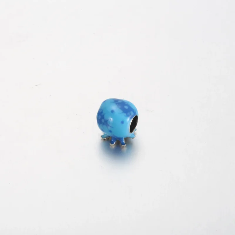 (immagine per) Charm PANDORA a forma di polpo con bolle e onde dell'oceano - 791698C01 - Visualizza 4