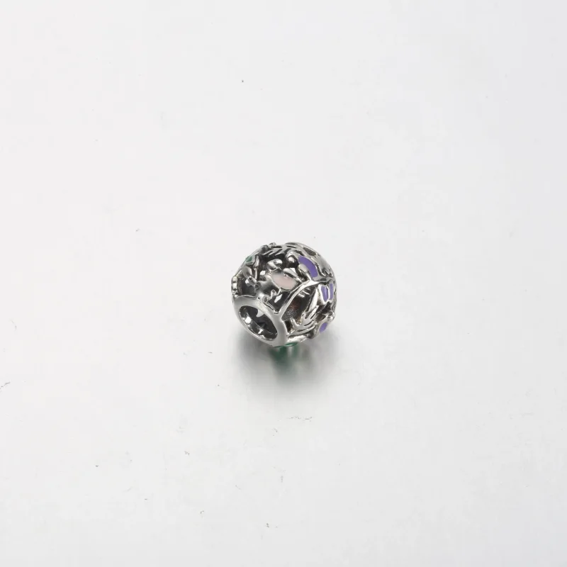 (immagine per) Charm PANDORA con creature e foglie della giungla - 791620C01 - Visualizza 4