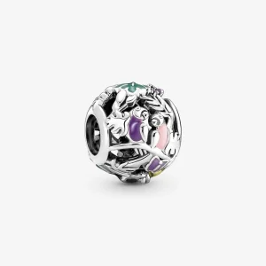 Charm PANDORA con creature e foglie della giungla - 791620C01 (immagine per) Charm PANDORA con creature e foglie della giungla - 791620C01