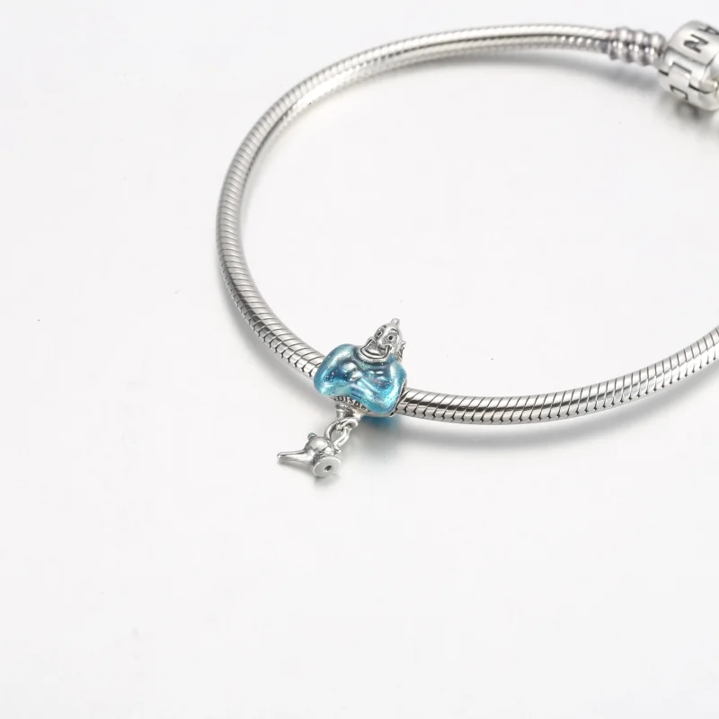 (immagine per) Charm PANDORA con genio e lampada Disney Aladdin - 792348C01 - Visualizza 4