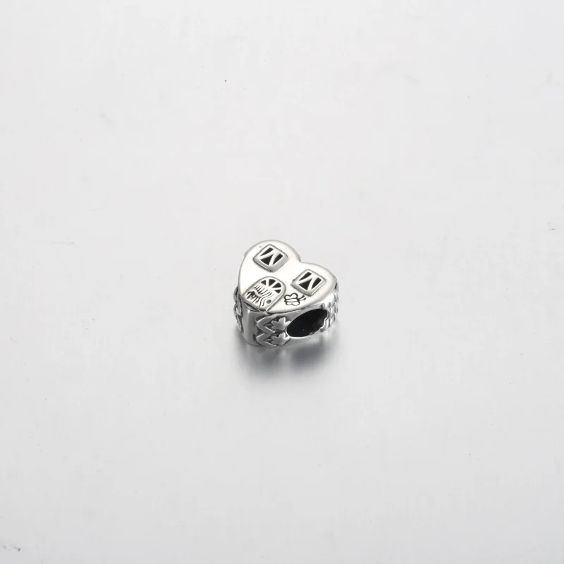 (immagine per) Charm PANDORA della casa del cuore, luogo felice - 792249C00 - Visualizza 2