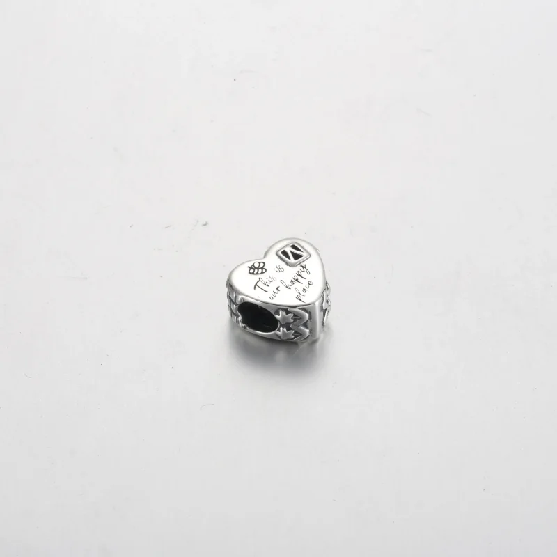 (immagine per) Charm PANDORA della casa del cuore, luogo felice - 792249C00 - Visualizza 3