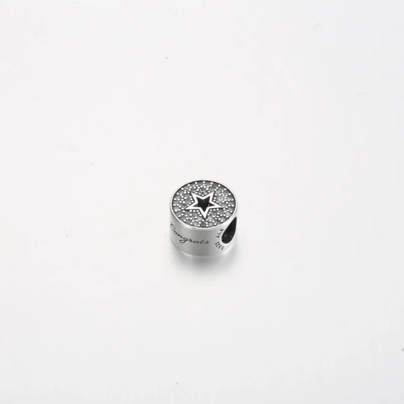 (immagine per) Charm PANDORA di congratulazioni con pavé e stella - 790793C01 - Visualizza 3