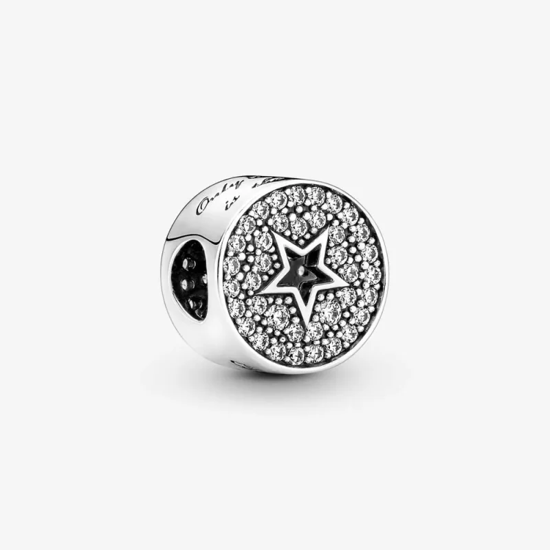 (immagine per) Charm PANDORA di congratulazioni con pavé e stella - 790793C01