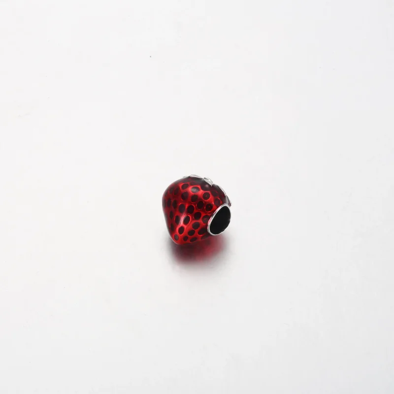(immagine per) Charm PANDORA di frutta fragola con semi - 791681C01 - Visualizza 2