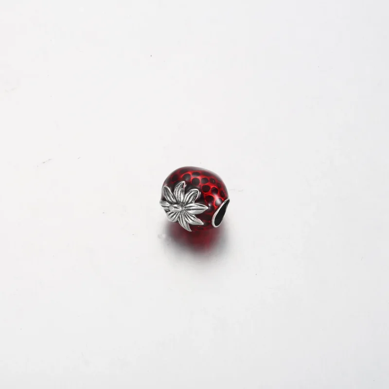 (immagine per) Charm PANDORA di frutta fragola con semi - 791681C01 - Visualizza 4